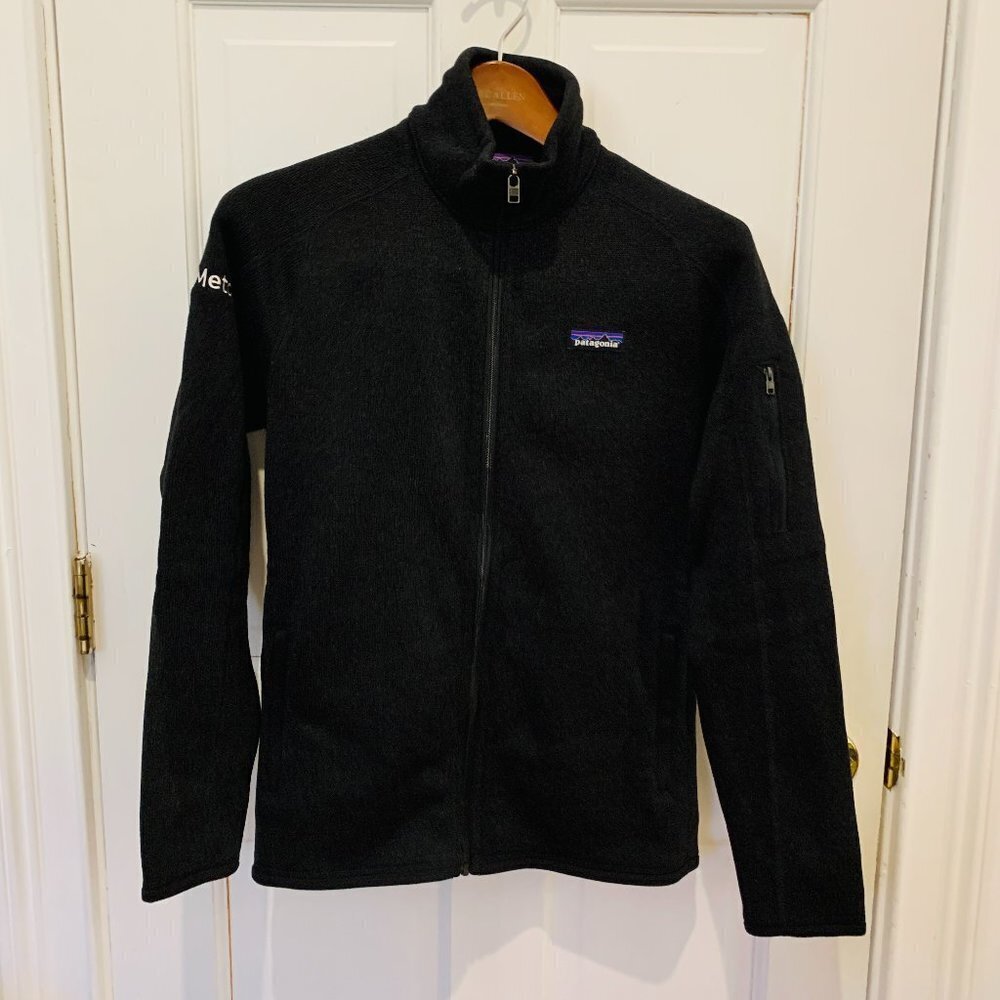 NWOT Patagonia Women’s Better Sweater Black Full Zip Fleece Jacket META